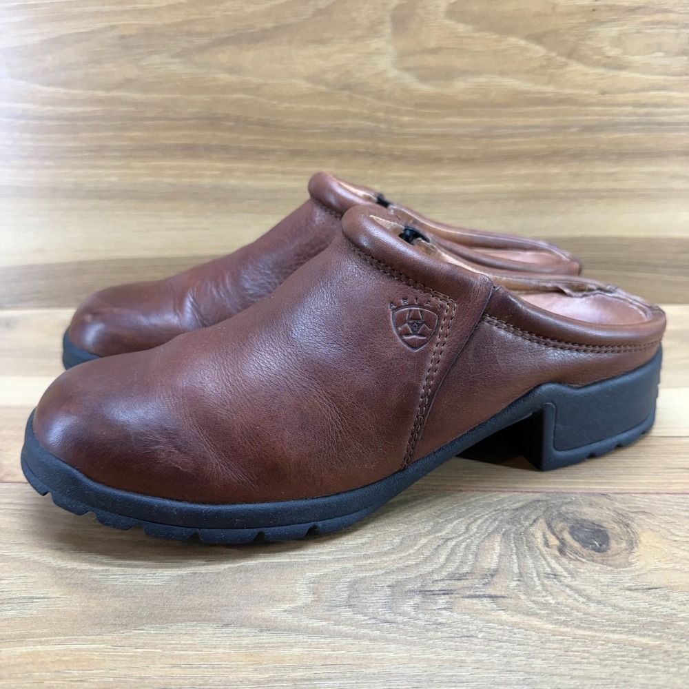 Ariat Leather Clog Mules boots